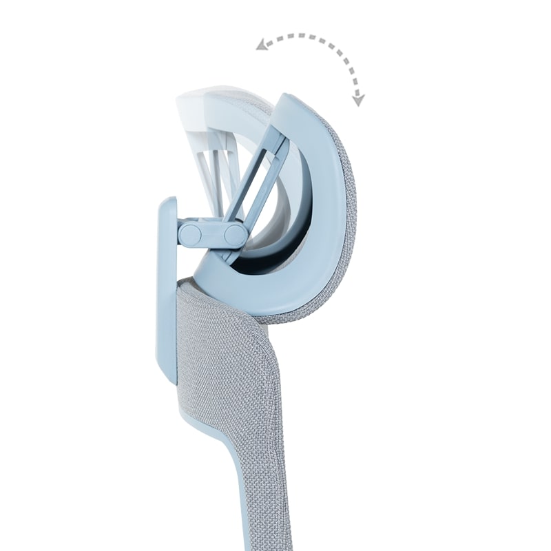 Ергономичен офис стол Carmen Ermelo син